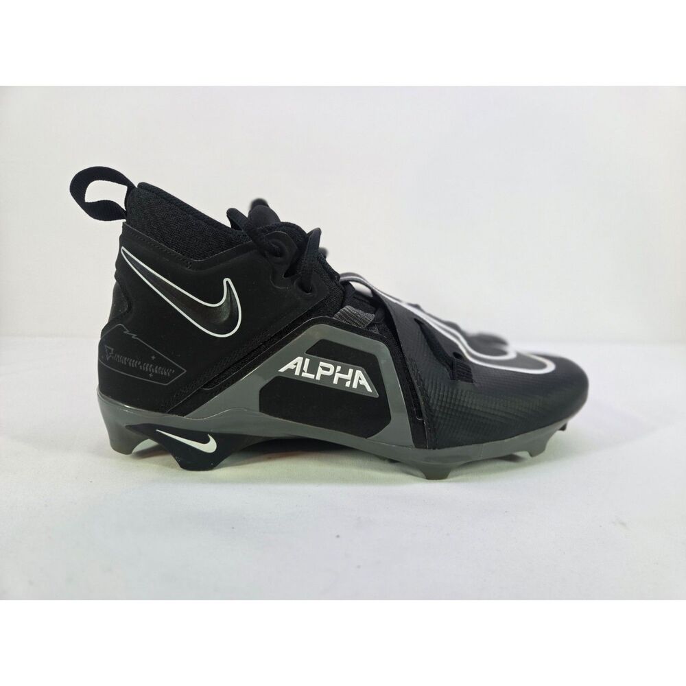 Nike Alpha Menace Elite 3 Football Cleats Men’s Size 10 Black CT6649-010